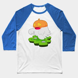 Ghost Halloween Pumpkin Baseball T-Shirt